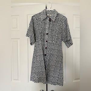 Sea polka dot dress